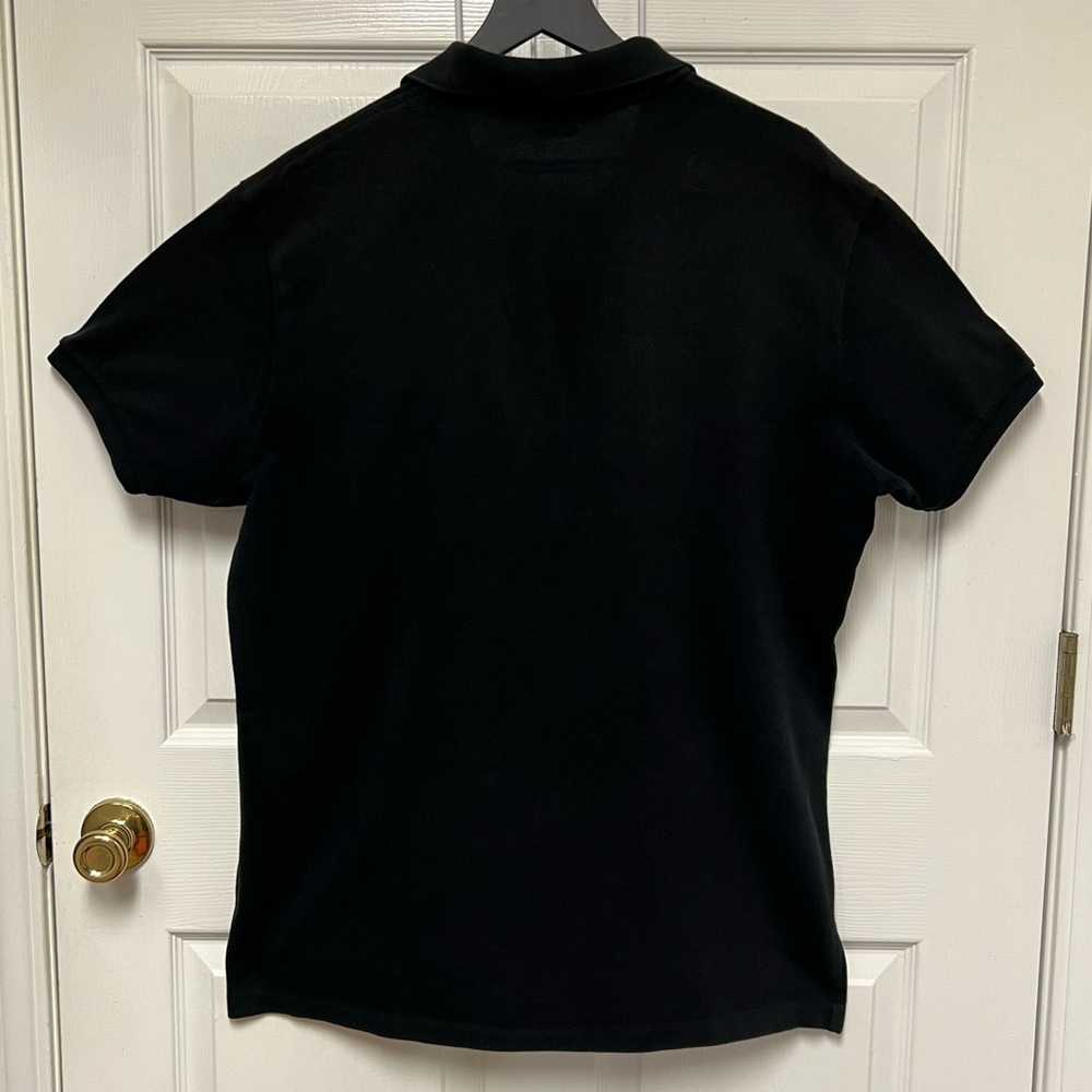 Polo by Ralph Lauren Black Polo Shirt with Red Logo - Picture 8 of 11